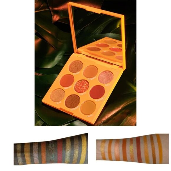 New Paradise Love Orange Vibes City Color Eye Shadow Palette - Picture 2 of 3